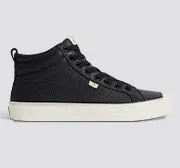 OCA High Black Premium Leather Sneaker
