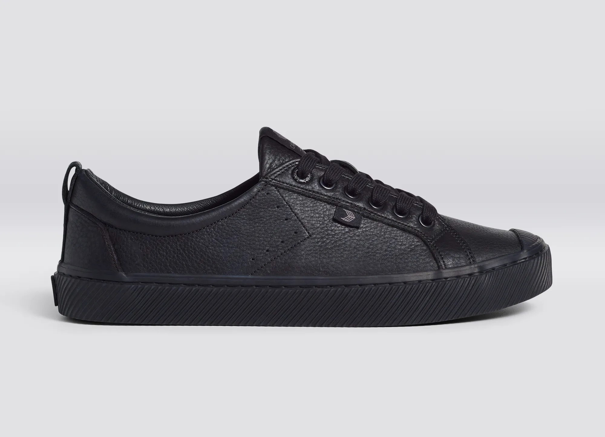 OCA Low All Black Premium Leather Sneaker