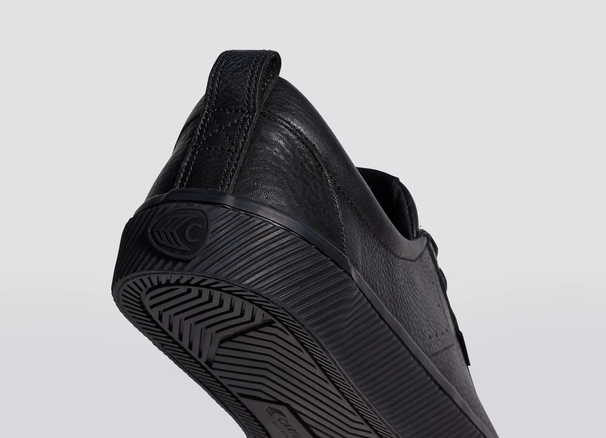 OCA Low All Black Premium Leather Sneaker