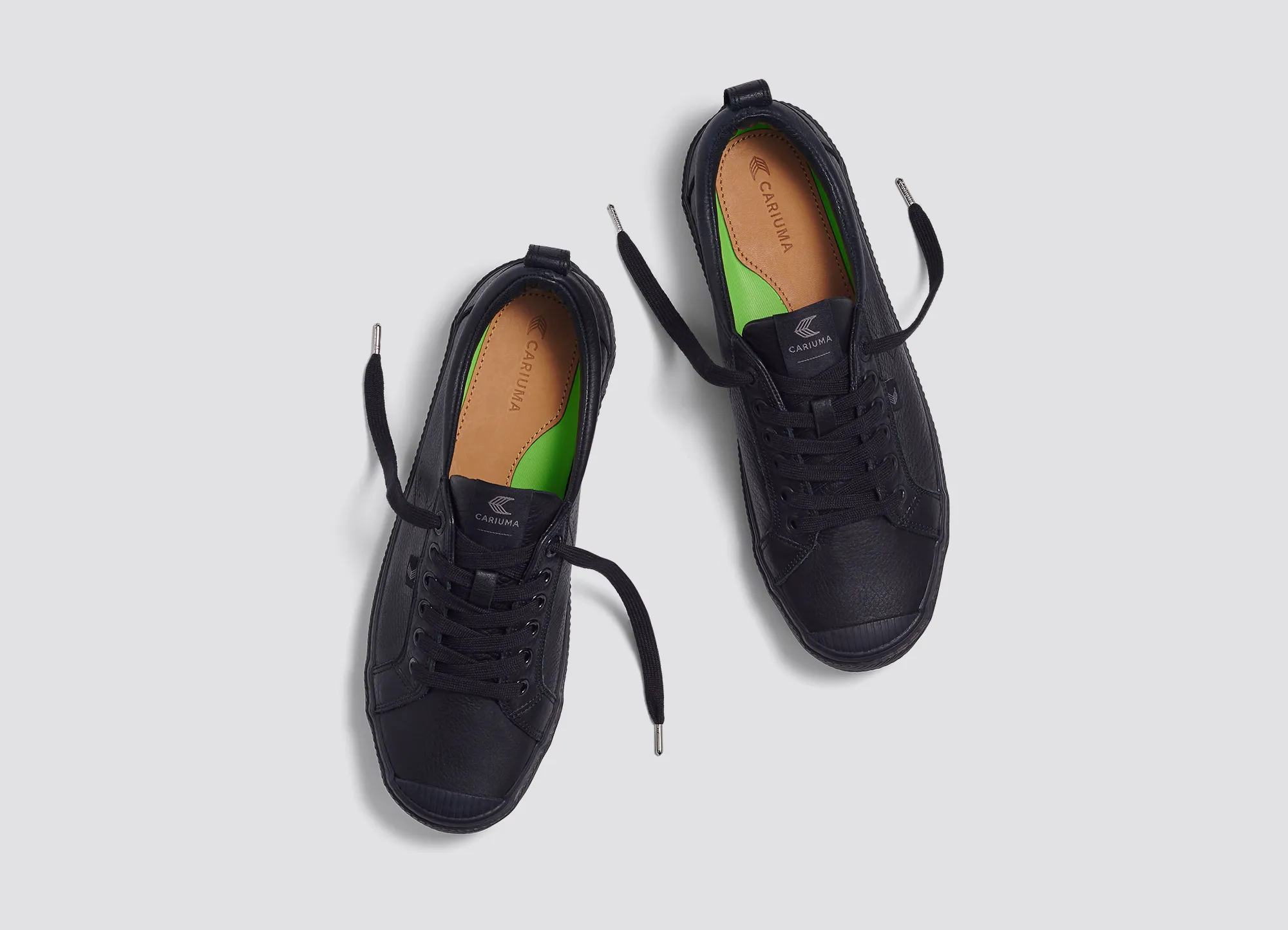 OCA Low All Black Premium Leather Sneaker