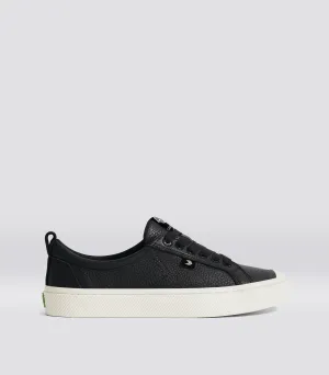 OCA Low Black Premium Leather Sneaker
