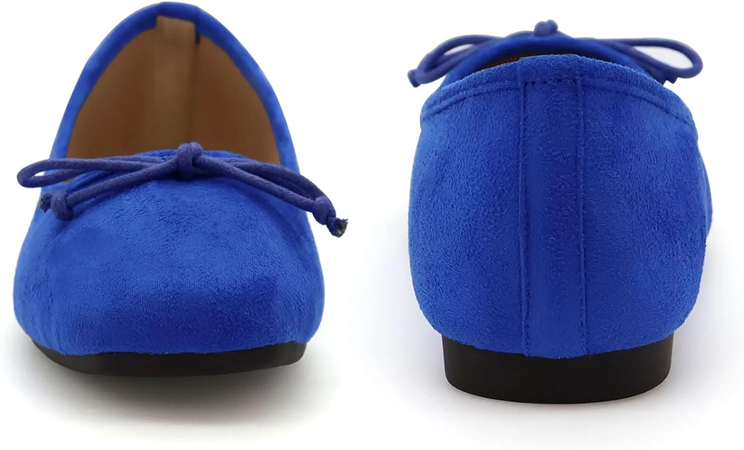 ODORHEISAYO Dress Shoes for Women Office Shoes, Square Toe Ballet Flats Shoes Casual, Cute Bows Flats for Women, Comfort Slip ons Womens Shoes Dressy for Holiday Wedding Work Party