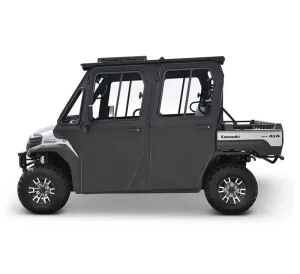 OEM Kawasaki Hard Cab Enclosure by Curtis with Roof Top A/C, Mule Pro-FXT Power Kit and AS1 Windshield 1ACKAPFXTAS1