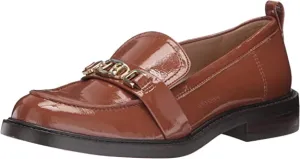 On Convenient Edelman Christy Burnt Closed Multi-purpose Heel Loafers Toe Block Slip Leather Sam Caramel