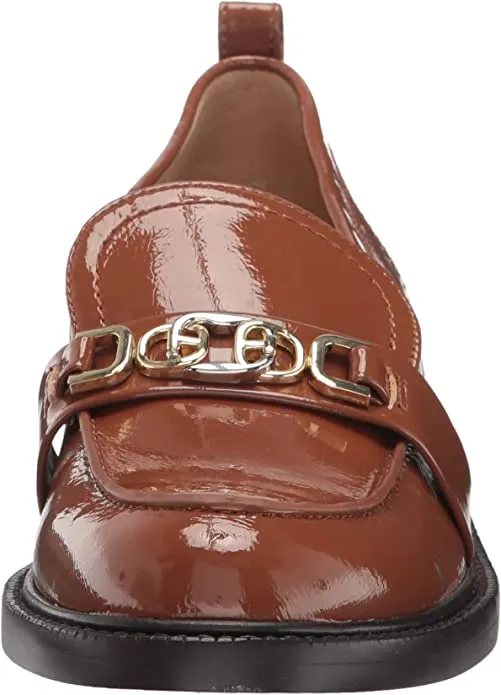 On Convenient Edelman Christy Burnt Closed Multi-purpose Heel Loafers Toe Block Slip Leather Sam Caramel