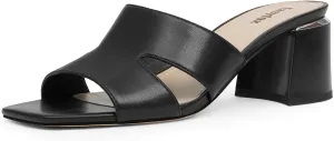 Open Toe Heeled Mules for Women Chunky Heel Sandals for Women 2025