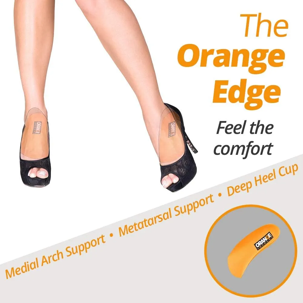 Orange Light A 3/4 Fits MEN'S Shoe 3.5-5, WOMEN'S 5-6.5 is Our Slimmest, Lightest Design, and Provides Essential Support For Both your Metatarsal and Medial Arch, Best For: Close Fitting Shoes, Unisex