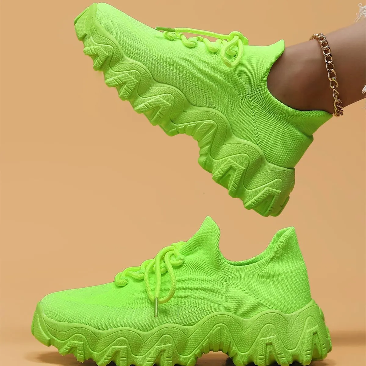 Ortho Pro Shoes for Women,Simply Snug Shoes, Women's Fashion Lace-up Low Top Non Slip Sneakers