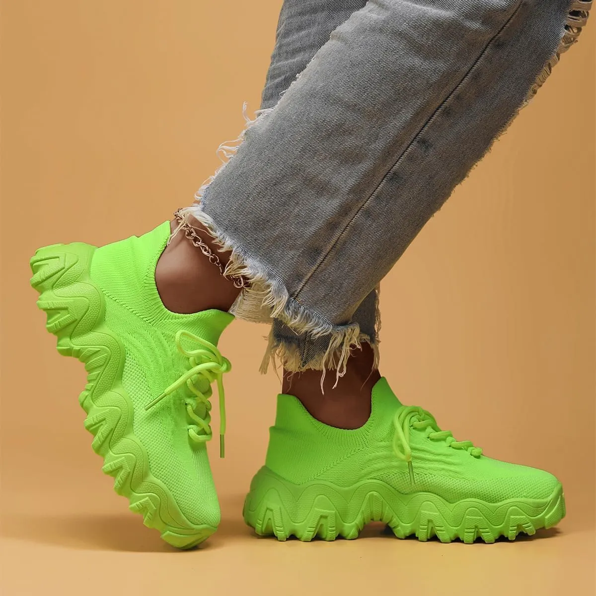 Ortho Pro Shoes for Women,Simply Snug Shoes, Women's Fashion Lace-up Low Top Non Slip Sneakers