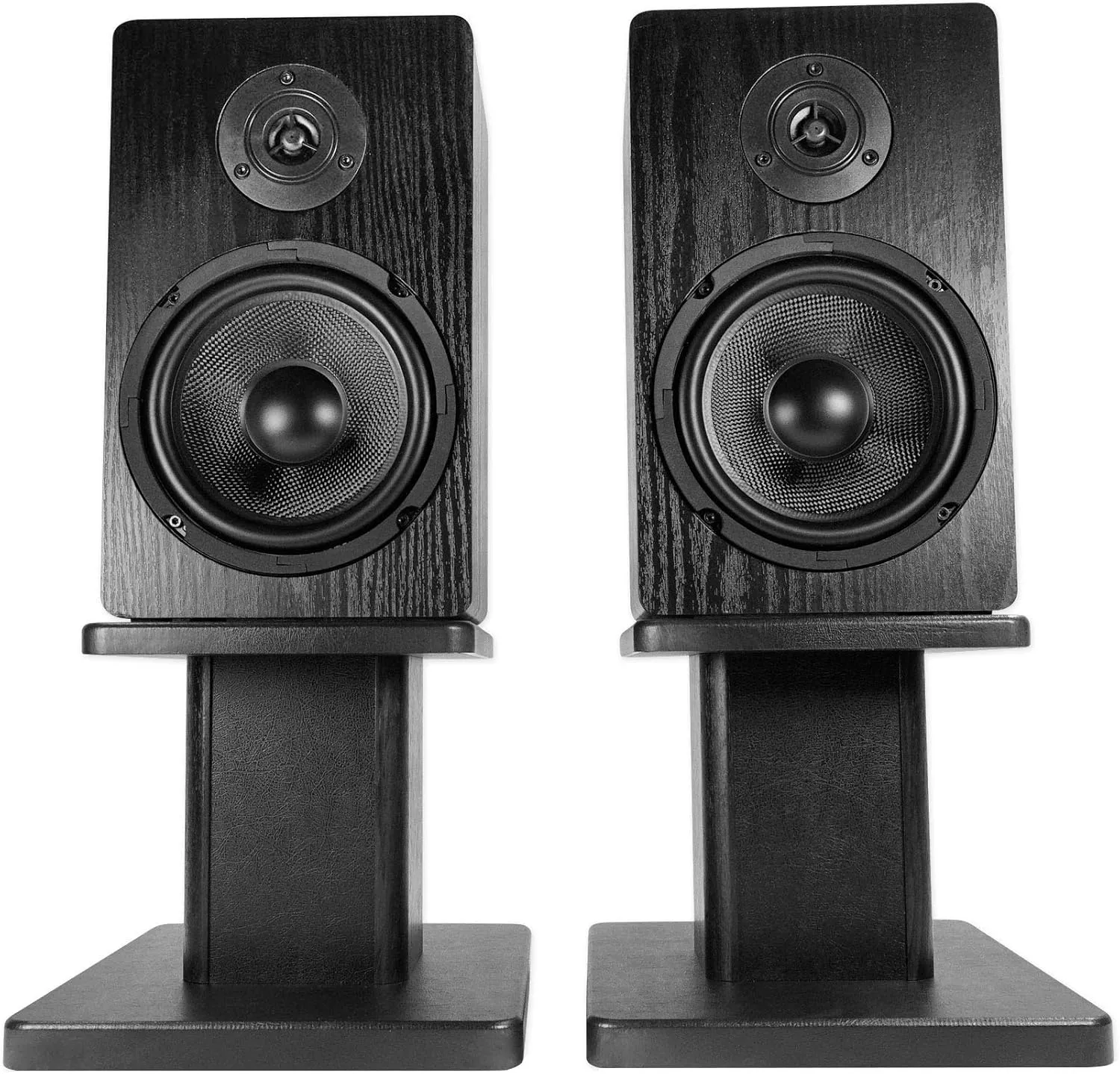 Pair Rockville RHT8G Computer/Bookshelf Desktop Speaker/Studio Monitor Stands