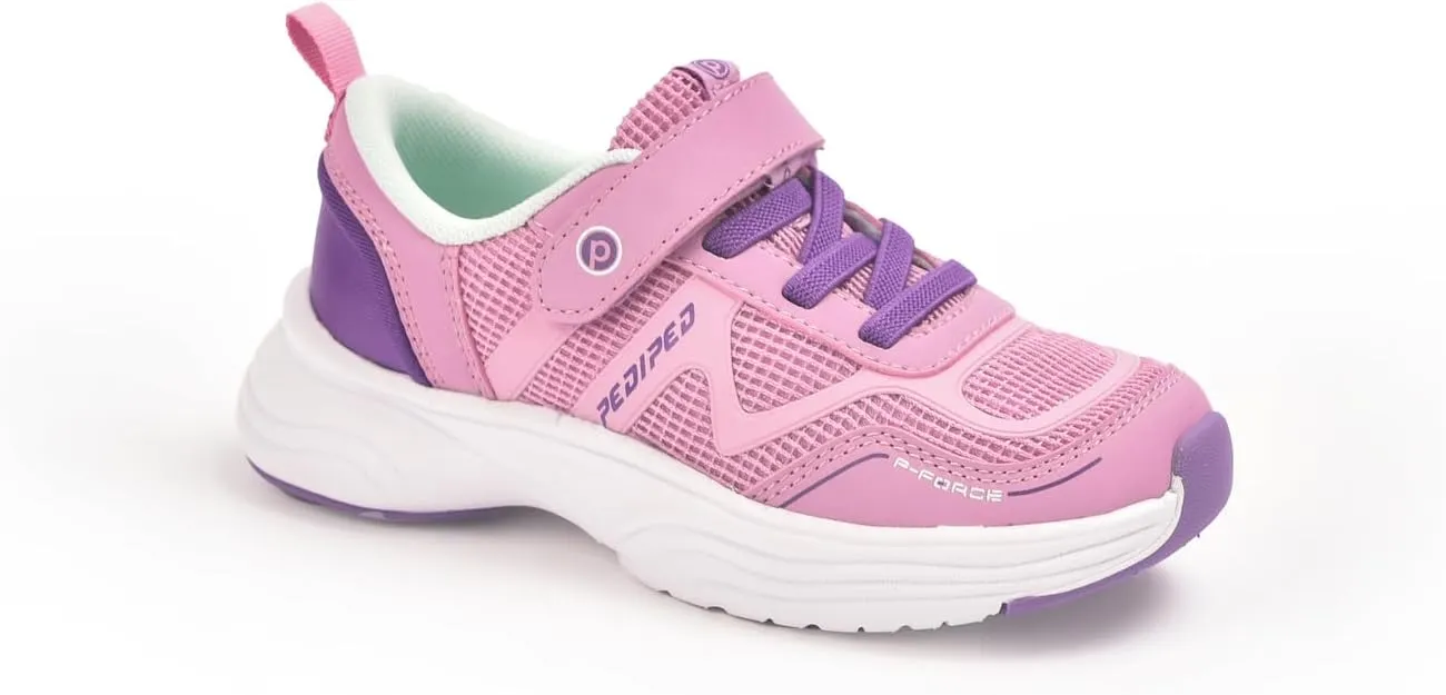 pediped Flex Judy First Walker Shoe, Purple, 13 US Unisex Little Kid