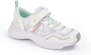 pediped Flex Judy First Walker Shoe, White, 10 US Unisex Little Kid