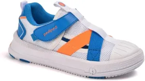pediped Flex Mercury First Walker Shoe, White, 8 US Unisex Little Kid