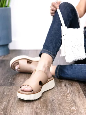 Pierre Dumas Sweet And Salty Women's Faux Leather Slide On Sandal
