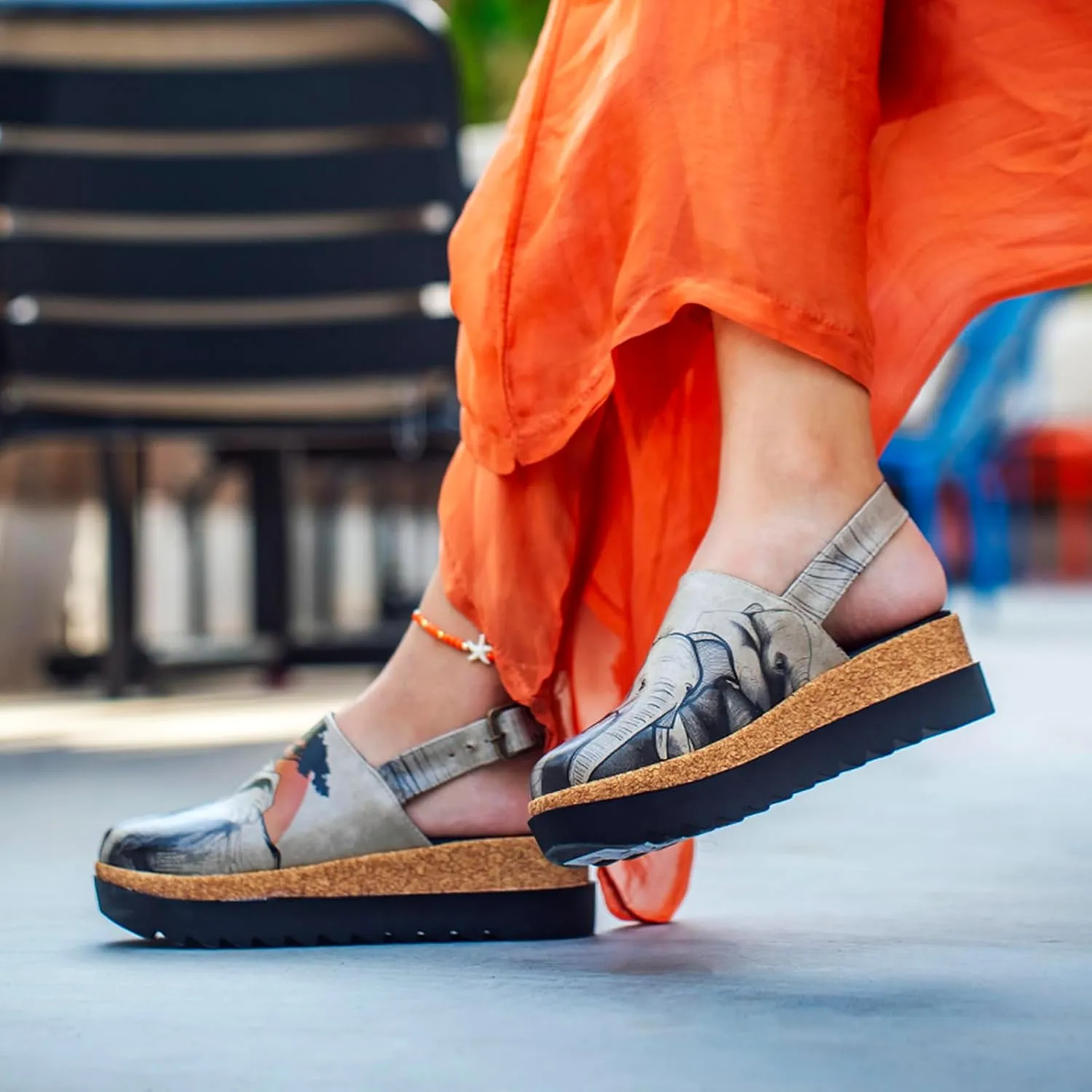 Platform Sandals Women - Vegan and Handmade Wedge Sandals for Women