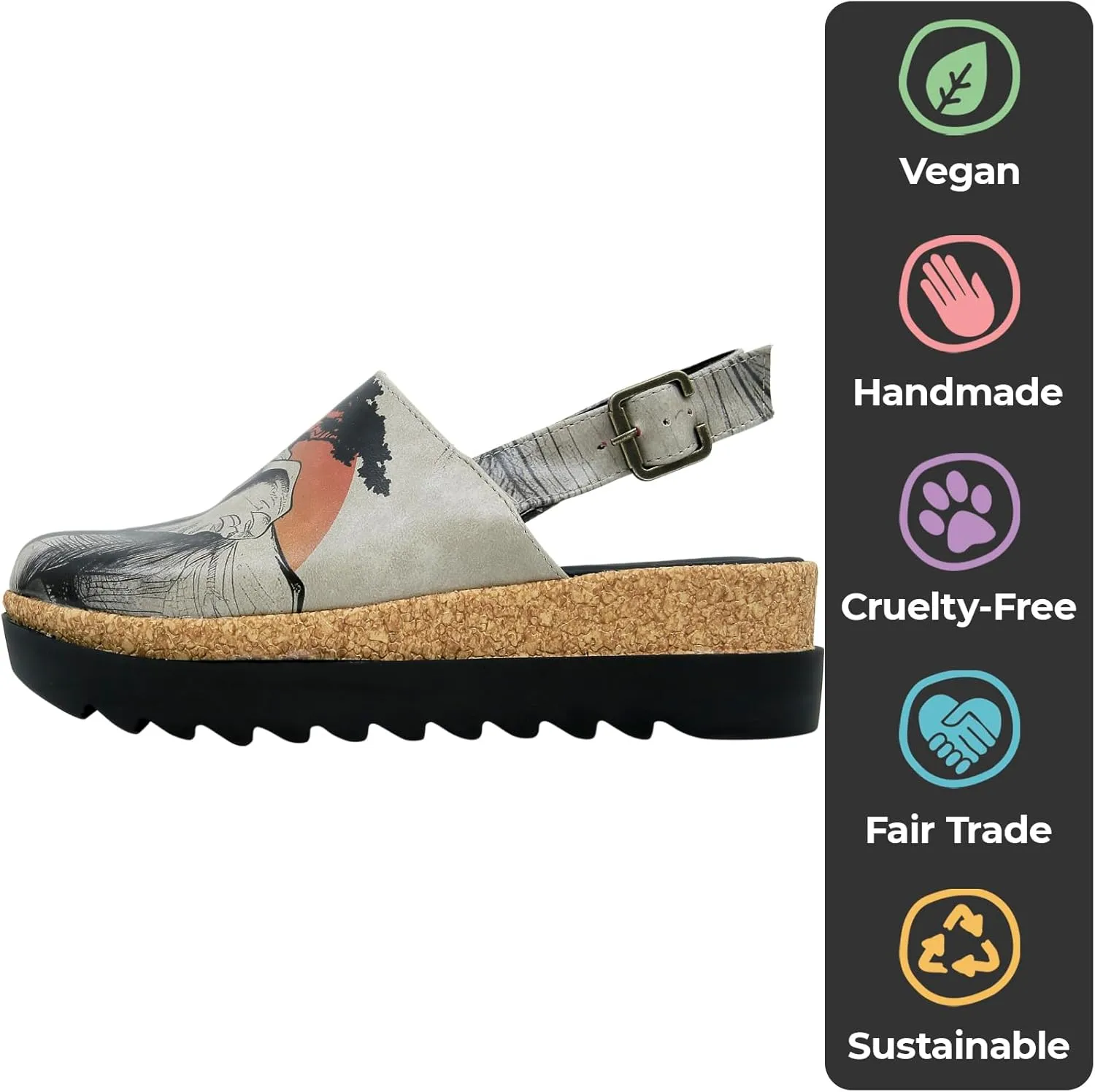 Platform Sandals Women - Vegan and Handmade Wedge Sandals for Women