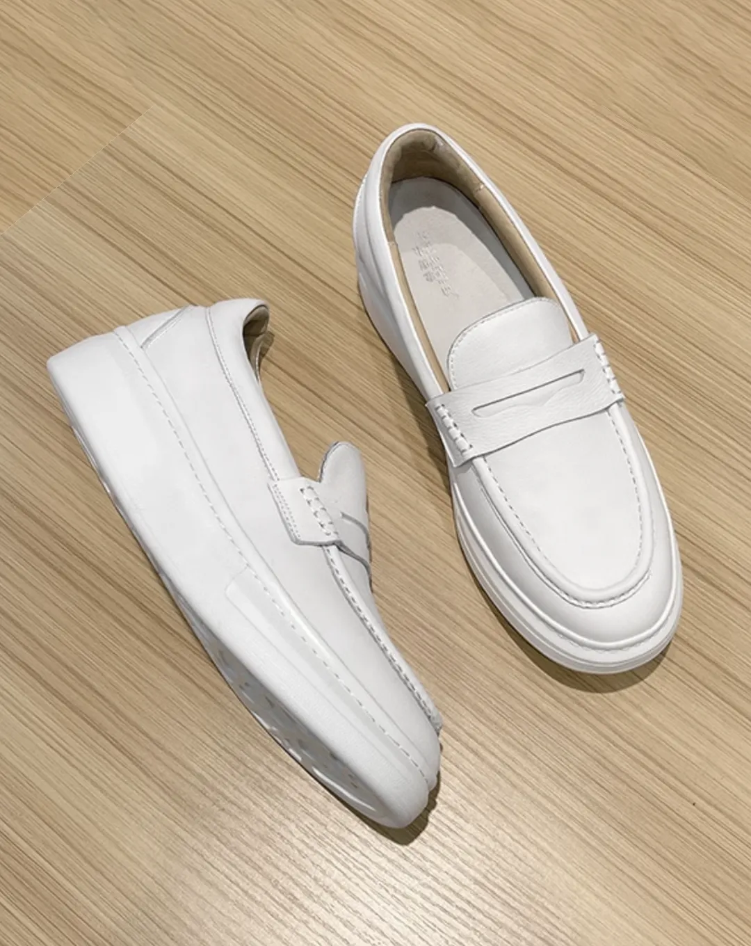 ♂♀Platform Simple Loafer