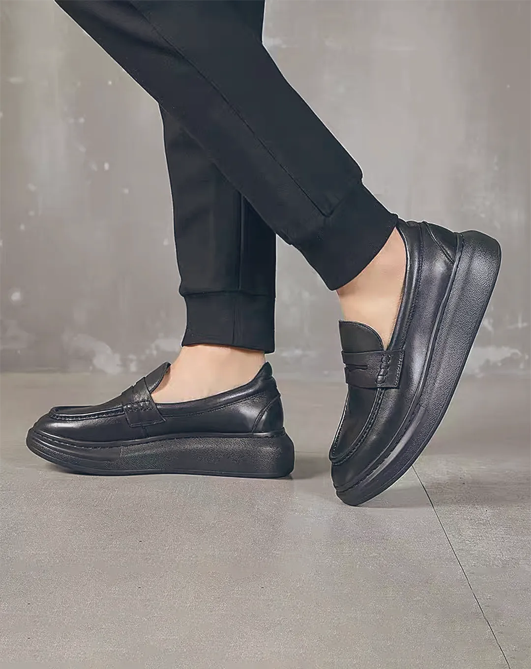 ♂♀Platform Simple Loafer