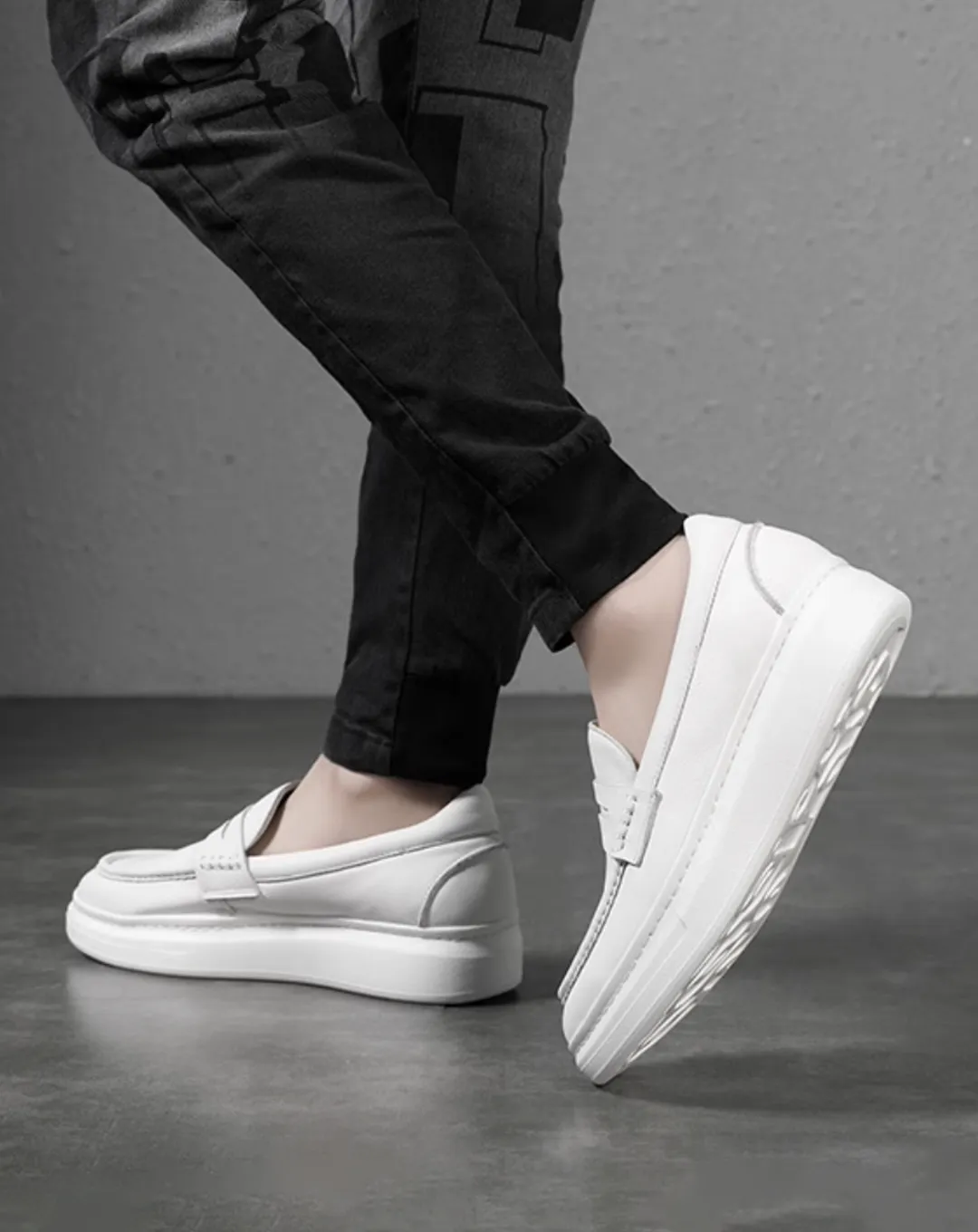 ♂♀Platform Simple Loafer