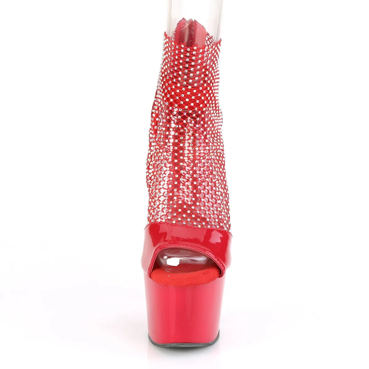 Pleaser Adore-765RM-Red-Size 12-Clearance