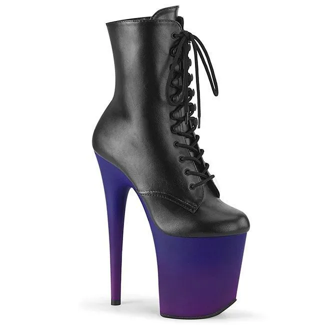 Pleaser Flamingo-1020BP-Black-Size 5-Clearance