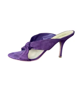 Prada Calzatore Donna Knot Sandals in Viola, 40.5
