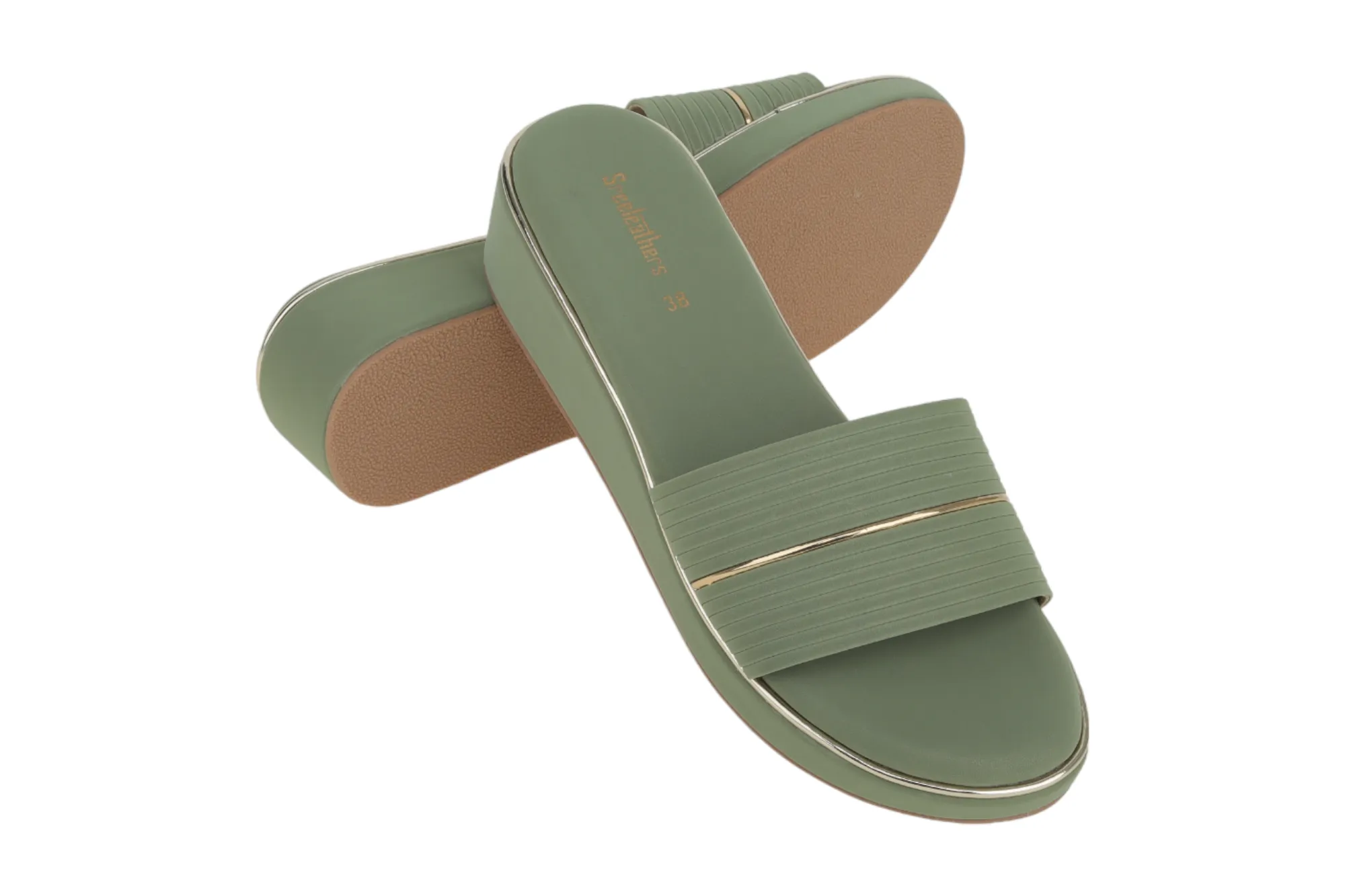 Premium Ladies fancy heel chappal 91218