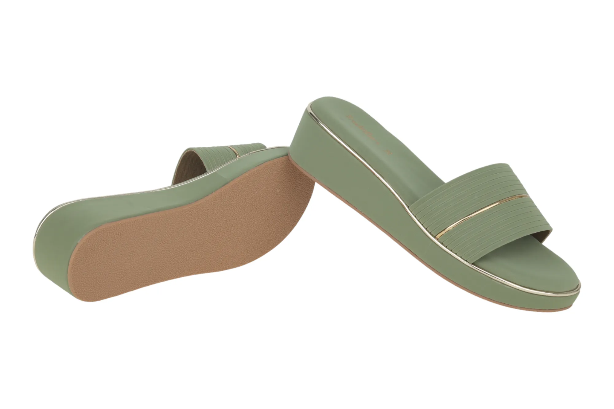 Premium Ladies fancy heel chappal 91218