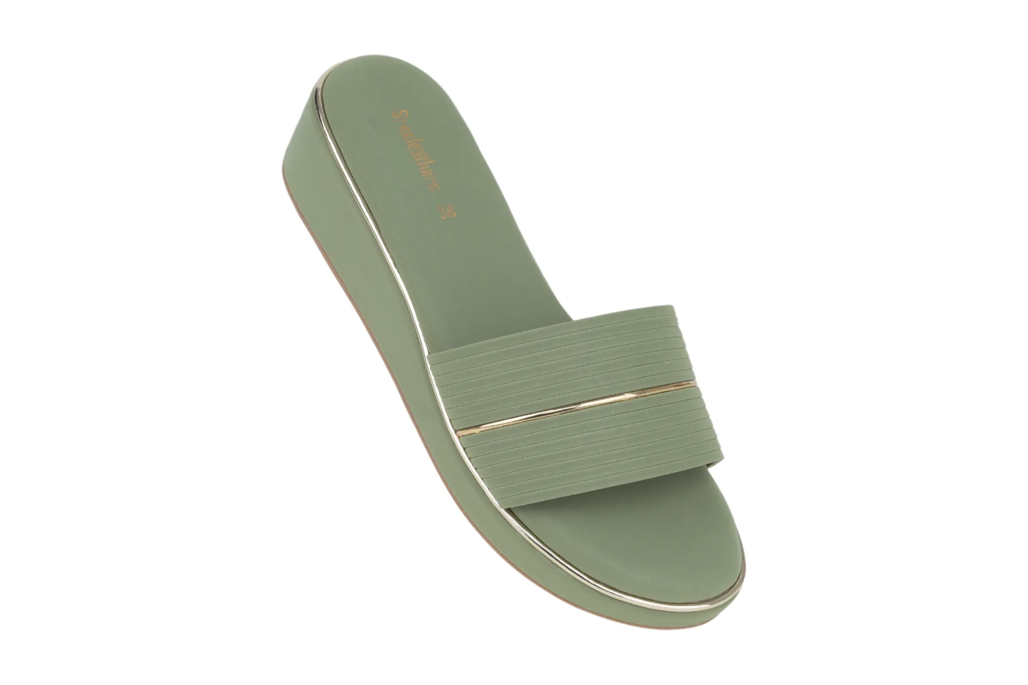 Premium Ladies fancy heel chappal 91218