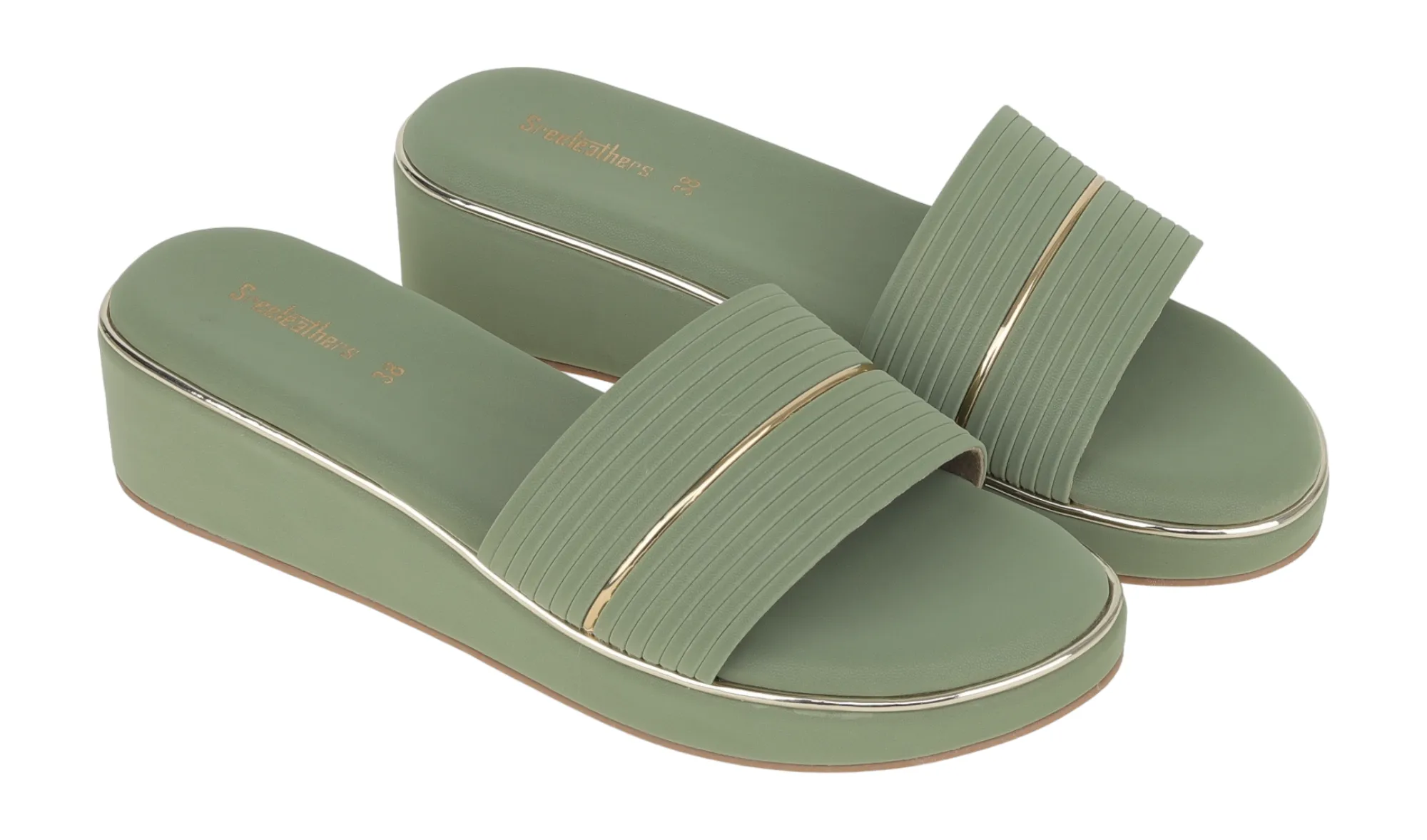 Premium Ladies fancy heel chappal 91218