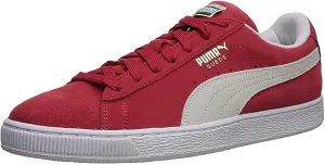 PUMA Suede Classic High Risk Red/White Men's 7.5, Women's 9
