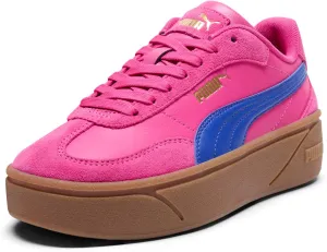 PUMA Women's Club II Era Platform Shoes, Green Moon-Lilac Frost, 11