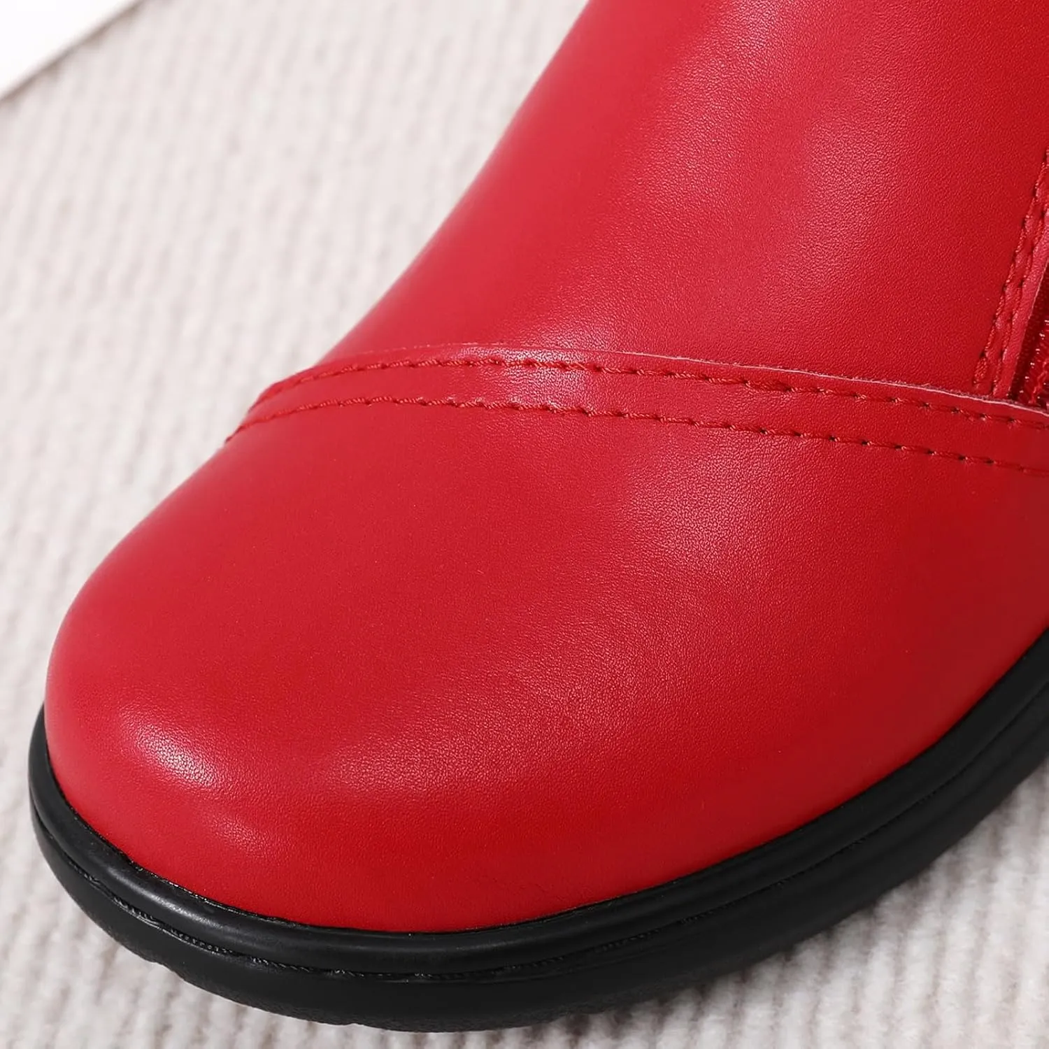 QAE Loafers for Women Comfort Women's Penny Loafers with Zipper Orthopedic Lightweight Slip-On Flats Casual Work Dressy Walking Business Shoes