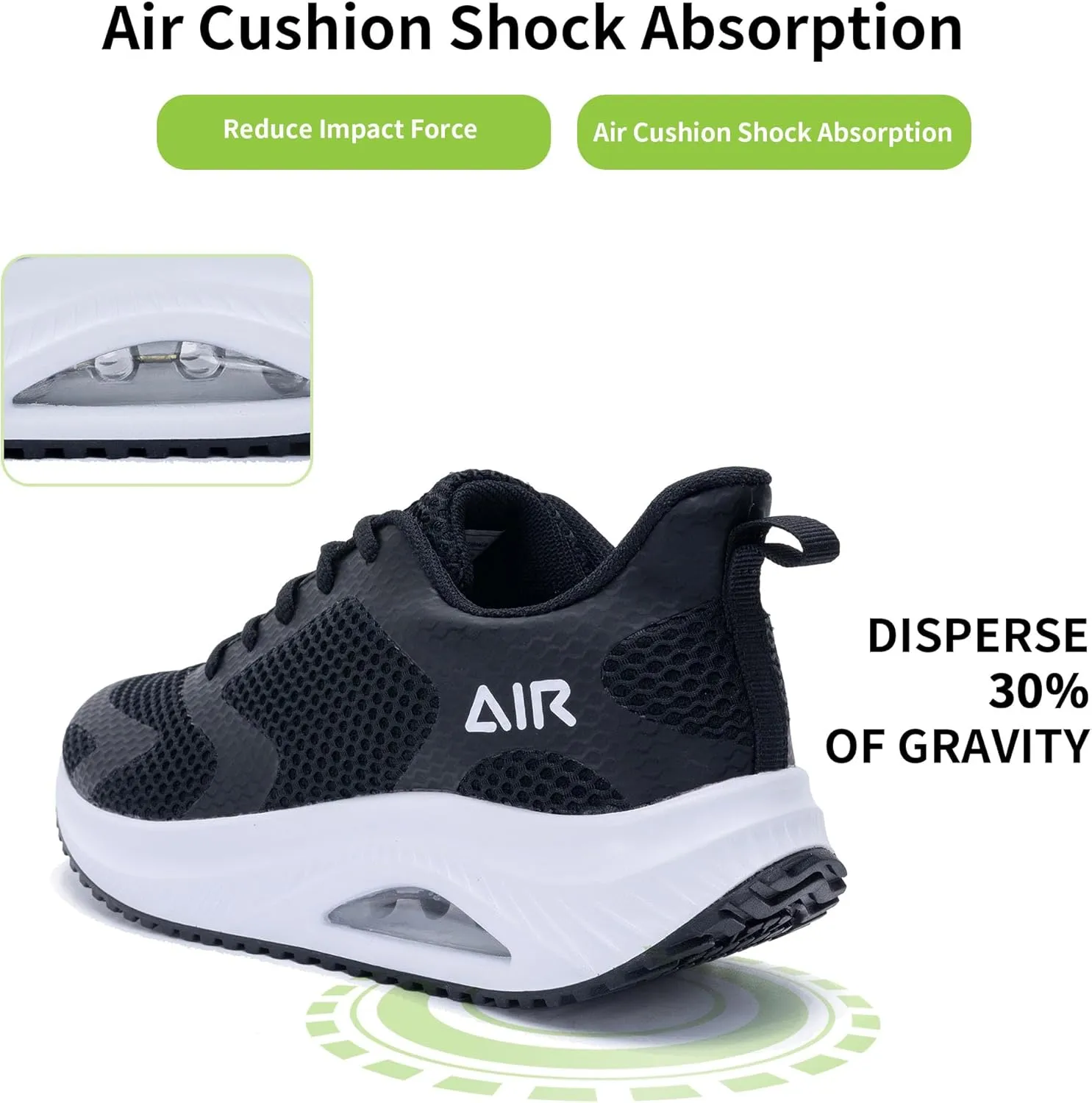 Quseek Womens Plantar Fasciitis Walking Shoes Orthotic Tennis Sneakers Comfortable Non-Slip Breathable Orthotic Shoe for Foot Heel Pain Relief Size US 6-11