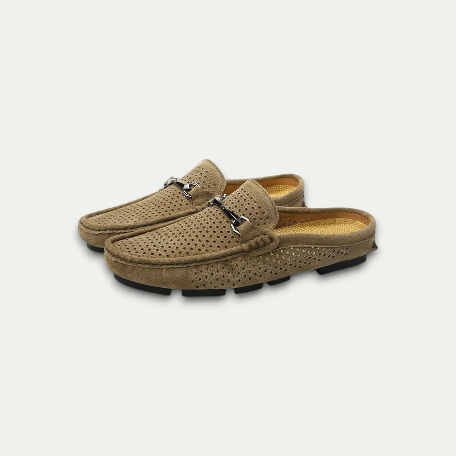 Randimo | Men Old Money Suede Loafers Slip-On Mules
