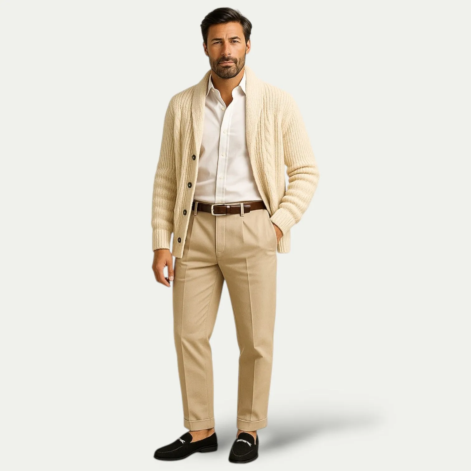 Randimo | Men Old Money Suede Loafers Slip-On Mules