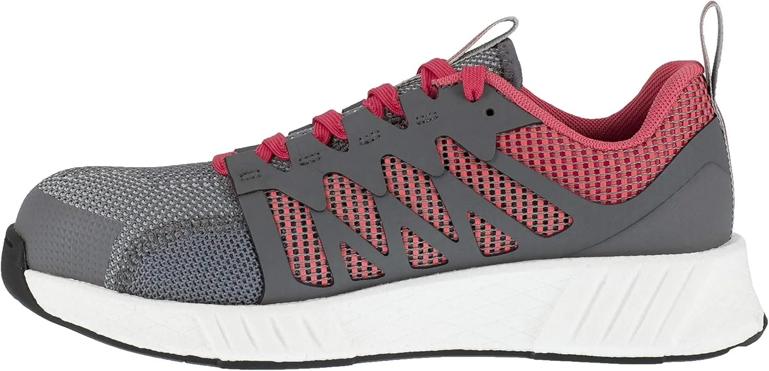 Reebok Women's Rb312 Fusion Flexweave Safety Toe Athletic Work Shoe Grey