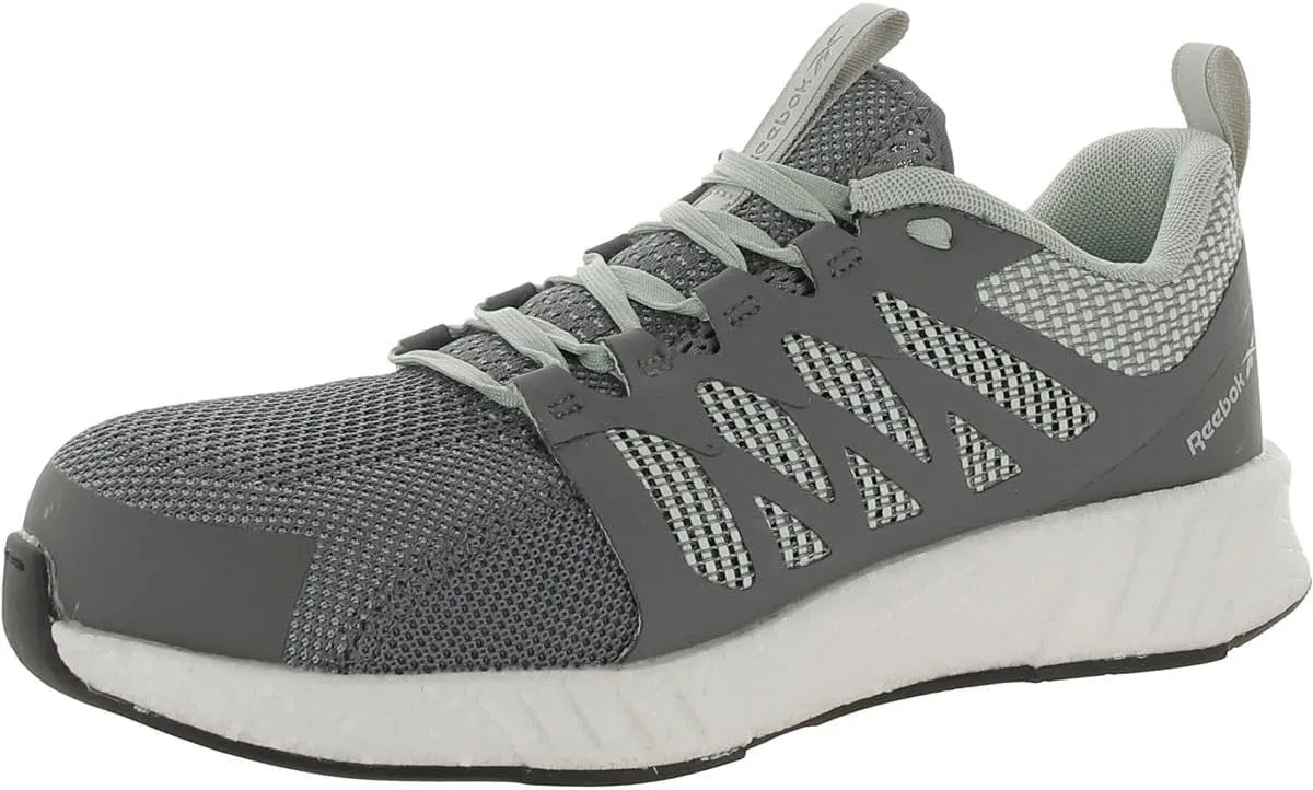 Reebok Women's Rb316 Fusion Flexweave Safety Toe Athletic Work Shoe Grey