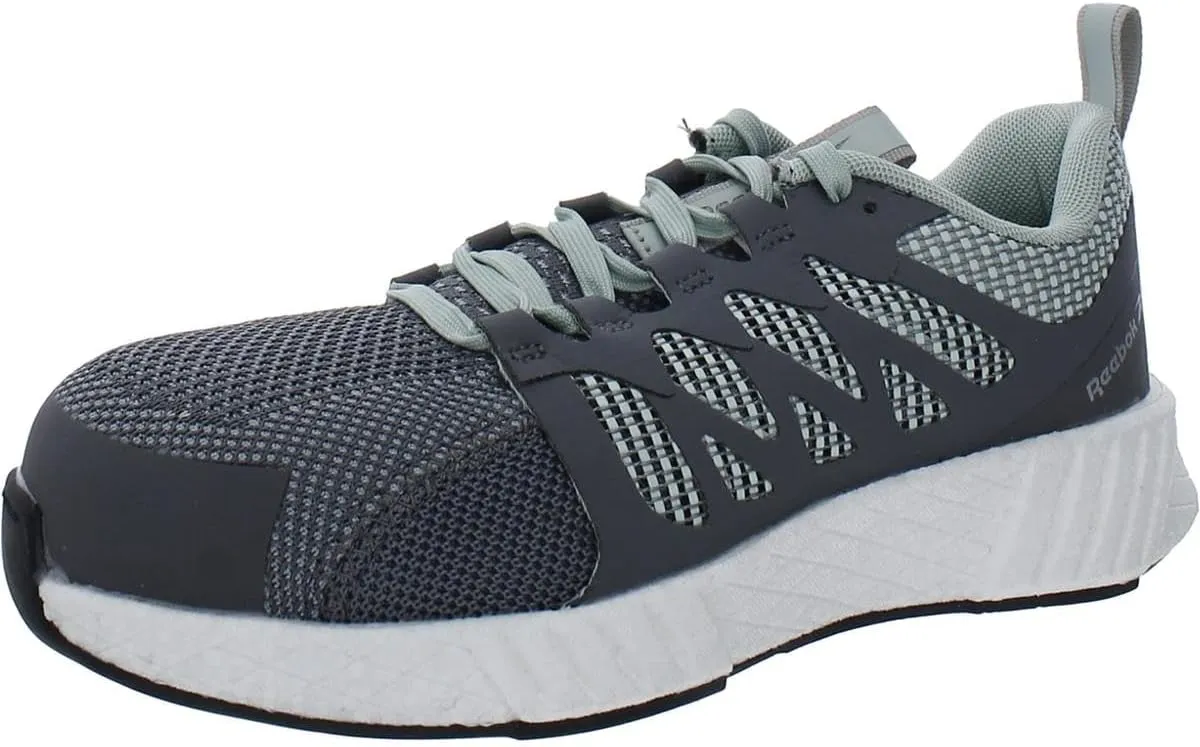 Reebok Women's Rb316 Fusion Flexweave Safety Toe Athletic Work Shoe Grey