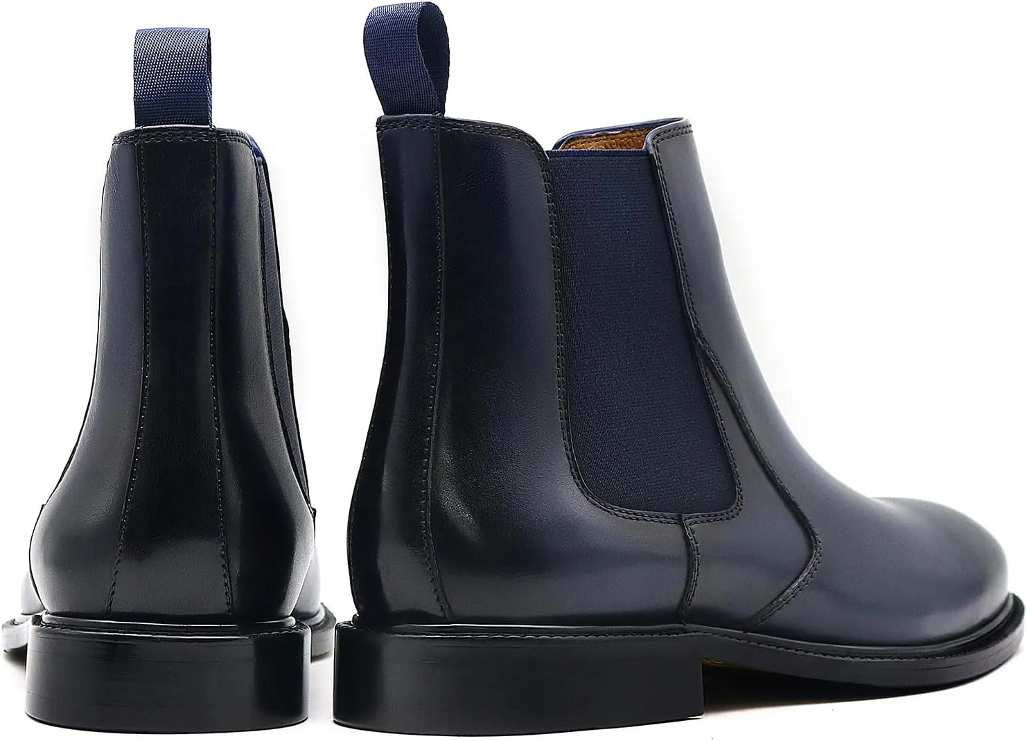 RITIZEN Men's Chelsea Boots Genuine Leather Dress Boots Slip on for Men