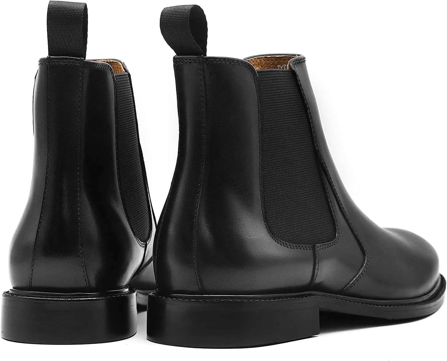 RITIZEN Men's Chelsea Boots Genuine Leather Dress Boots Slip on for Men