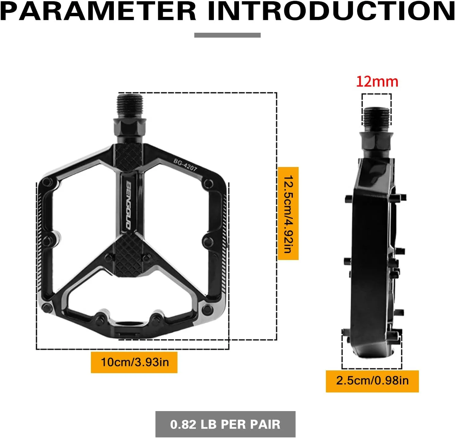 Road Bicycle Pedals, Bike Pedals, Road Bike Pedals, Mountain Bike Pedals, Lightweight, Universal Compatibility, Sealed Bearings, Waterproof Protection