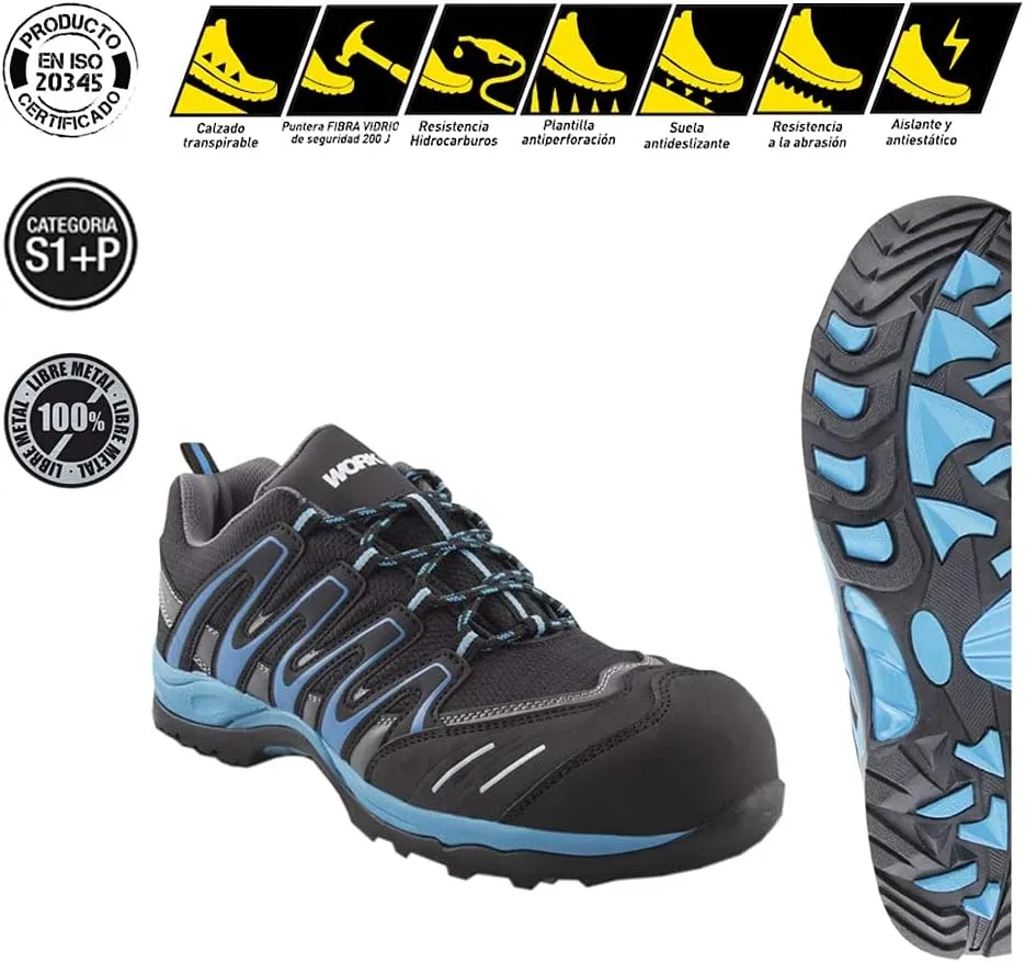 Safety Shoe Trail Blue S1P