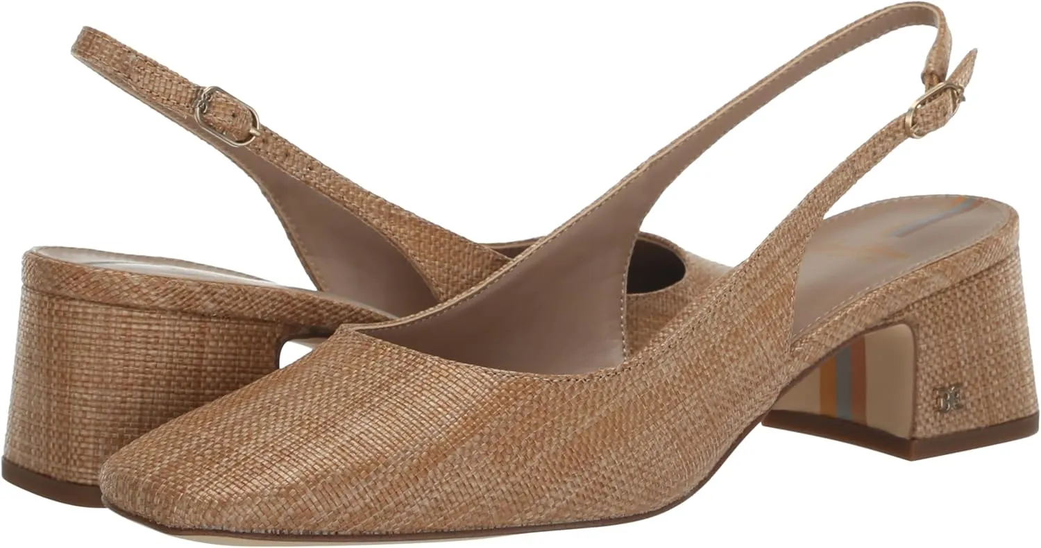 Sam Edelman Women's Terra Gem Slingback Kitten Heel