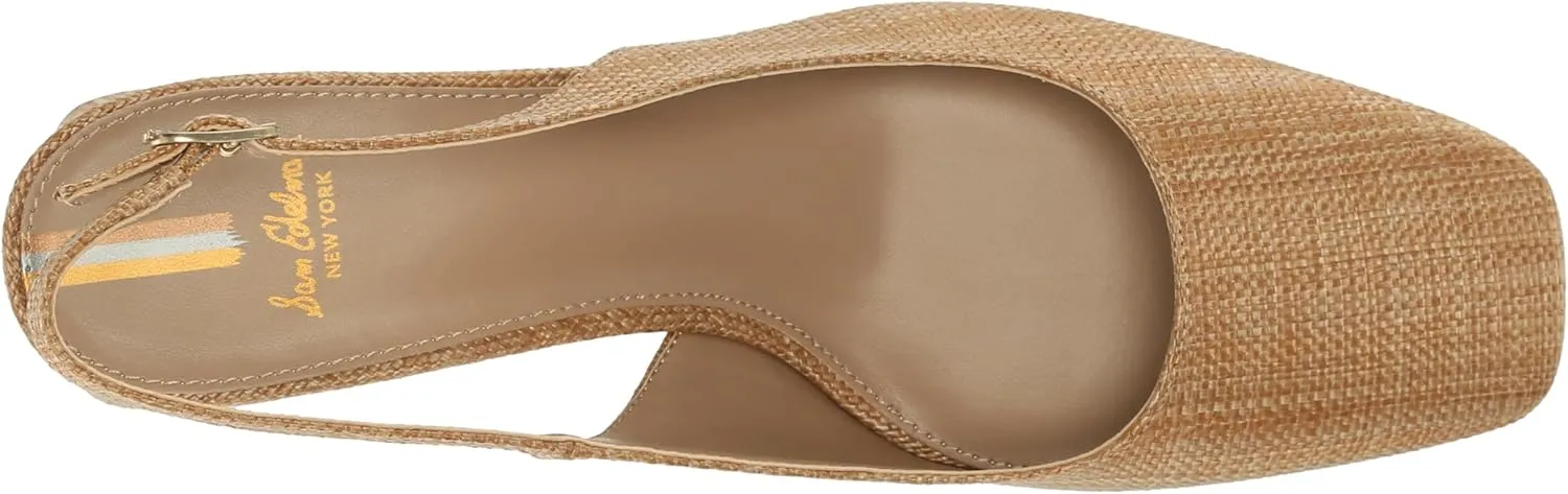 Sam Edelman Women's Terra Gem Slingback Kitten Heel