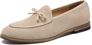 Santimon Men's Casual Tassel Bow Slip-On Driving Penny Loafers Boat Shoes Driver Moccasins