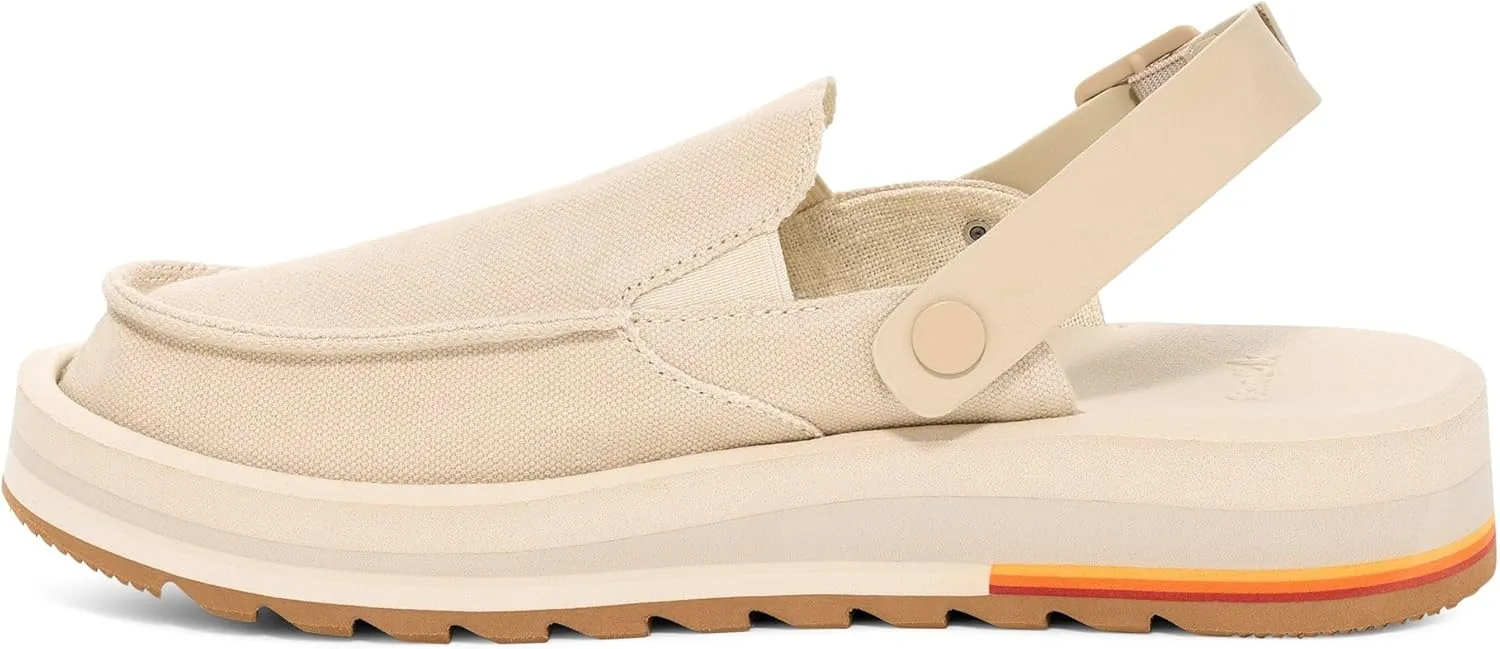 Sanuk Womens Donna Mesa Mule | Womens Shoes | Slip On Shoes for Women | Women's Slip-on Loafers | Memory Foam Footbed