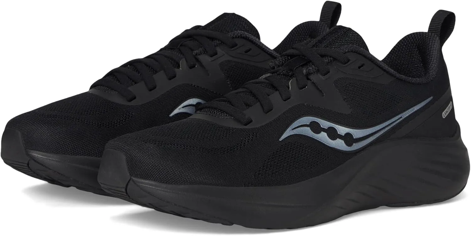 Saucony Women's Lancer 3 Sneaker, Triple Black, 8.5