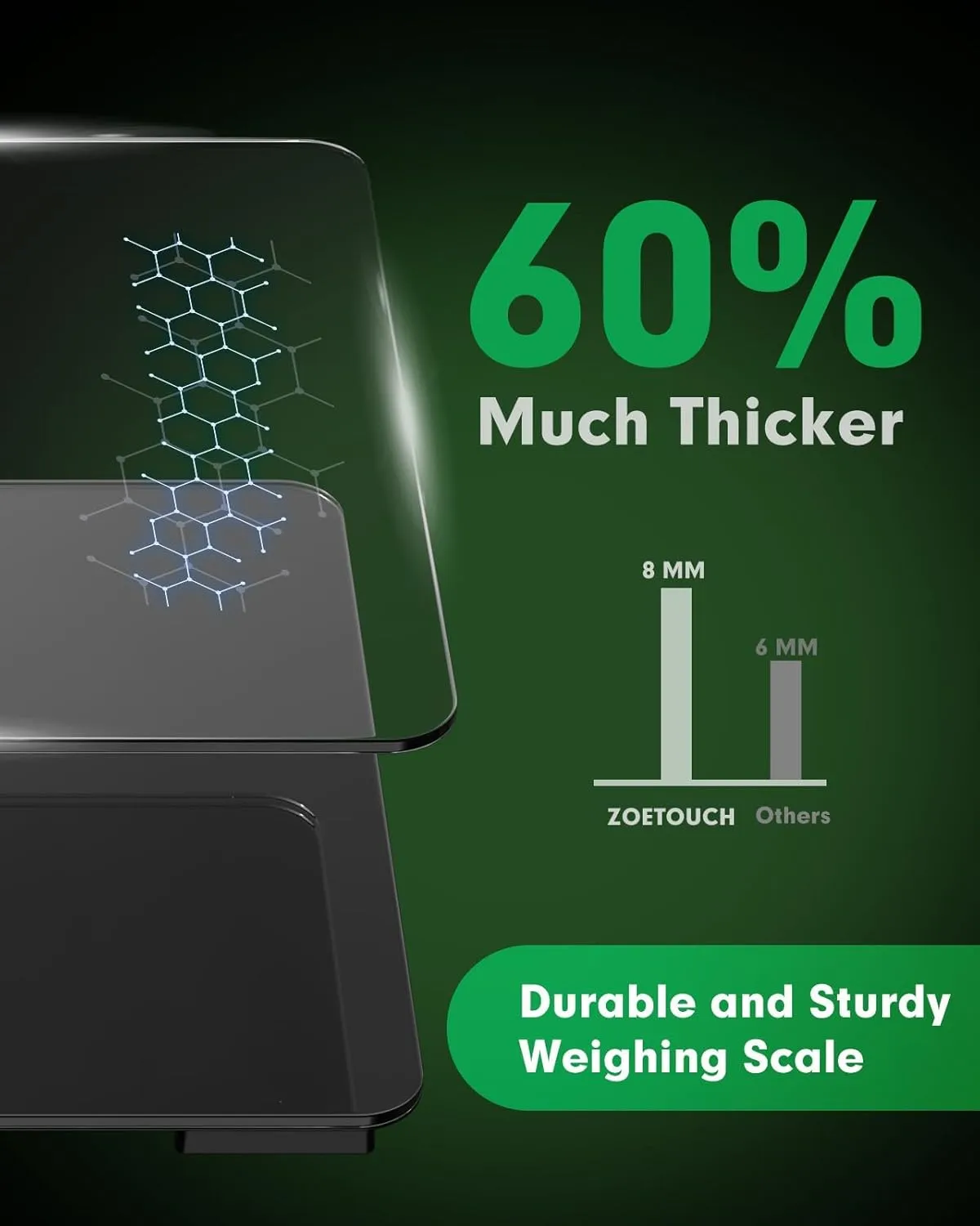 Scale for Body Weight 560lbs Digital High Capacity Bathroom Weighing Bath Scale for Heavy People Weigh Scale with Wide Platform Large LCD Display Batteries Included Black