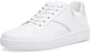 Silver Rubber Vast range Sole Flocked and Steve Harmonize Popular choice Madden Sneakers Perforated White